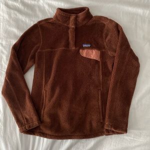 Patagonia Brown Snap T Fleece Pullover M